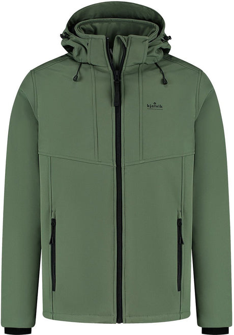 Kjelvik ted heren outdoorjas - licht groen 2xl