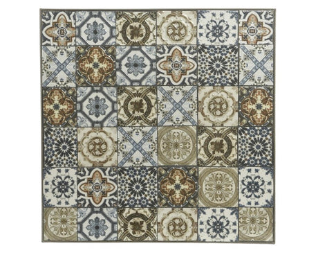 Decoris toulouse zewnętrzny stojak na wino stół do serwowania ciemnoszary z mozaiką 28x26x74,5cm