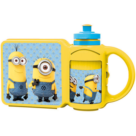 Zestaw Minionków, pudełko na drugie śniadanie i butelka do picia