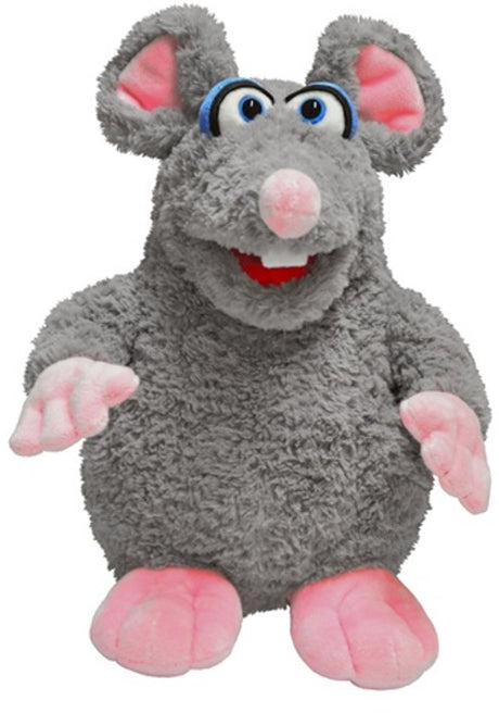 Living puppets gmbh Living Puppets rękawiczka marionetka szara mysz 37cm
