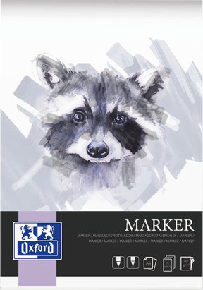Blok markerowy Oxford - a4 - 15 arkuszy - 180g - klejony