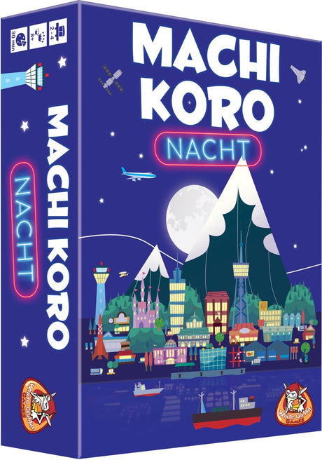 Gry Białego Goblina - noc machi koro - gra rodzinna - 2 do 4 graczy - 30 minut - od 8 lat
