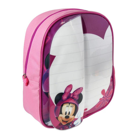 Plecak Cerda Disney Minnie Mouse z miejscem do pisania + 2 markery 25x31x10 cm różowy