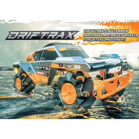 Samochód Ninco RC Drift Trax 34x18x15,8 cm szary pomarańczowy