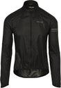 Agu essential - fietsjack - windjack - heren - zwart - m - lichtgewicht - waterafstotend - opvouwbaar - reflecterend