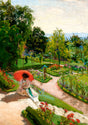 Puzzle Castorland czerwony parasol Józefa Mehoffera, 500 elementów.