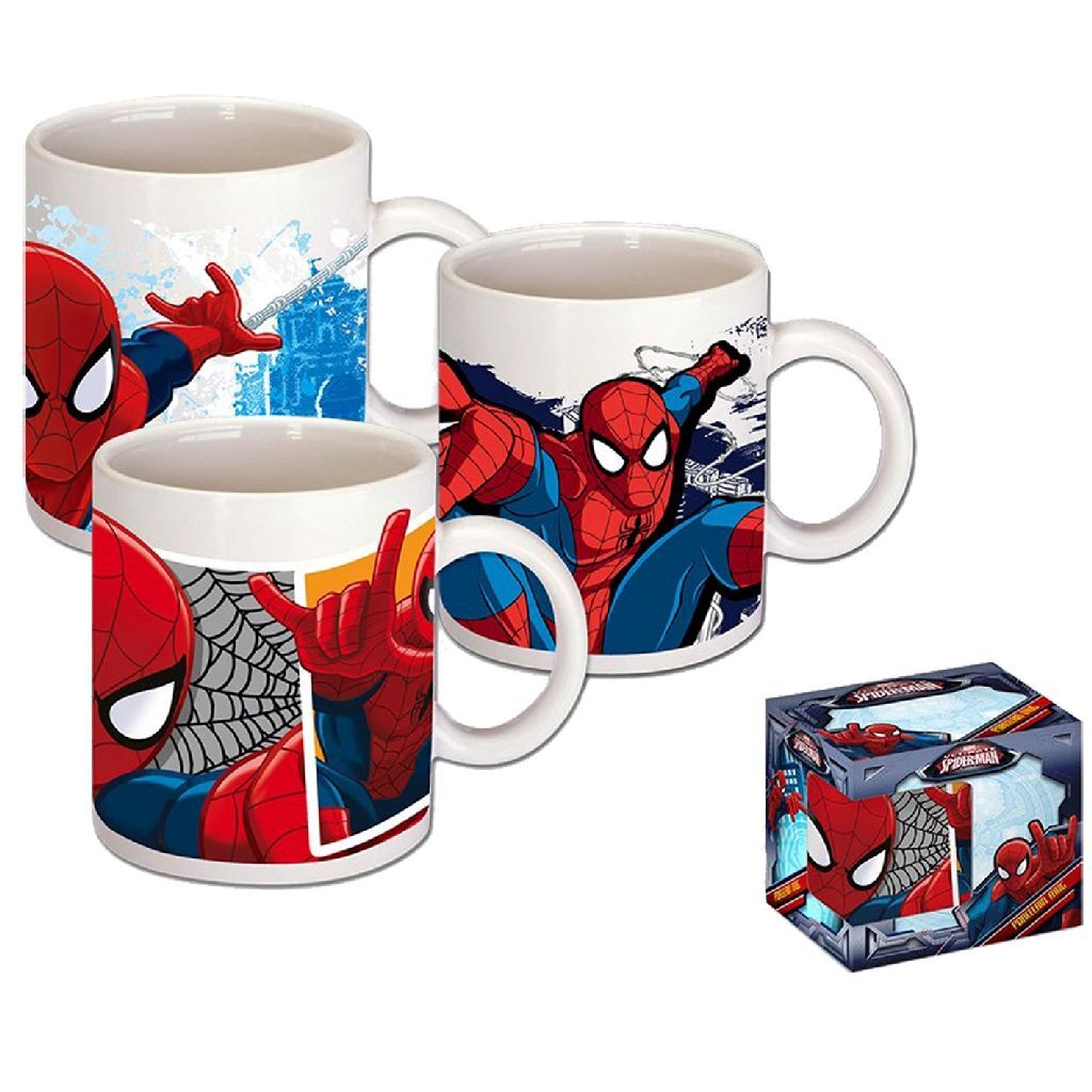 Kubek porcelanowy Spiderman, różne rodzaje