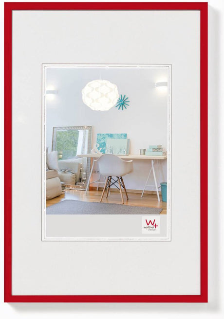 Walther new lifestyle - ramka plastikowa - rozmiar zdjęcia 30x45 cm - czerwona