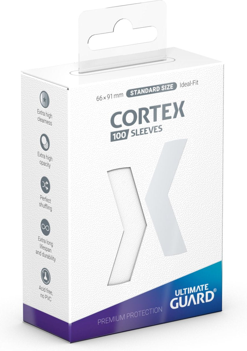 Rękawy Ultimate Guard Cortex w rozmiarze standardowym (100) - białe