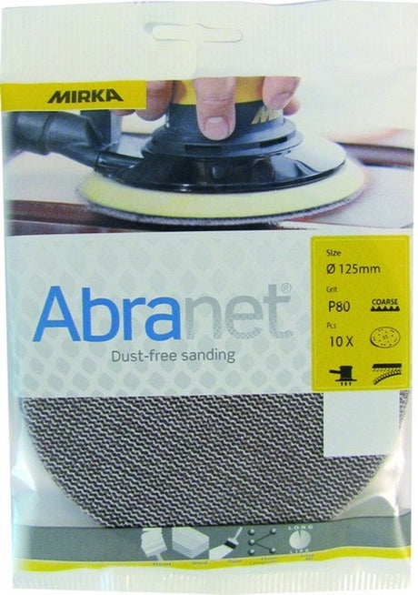 Krążki szlifierskie Mirka Abranet Eco 125mm *małe opakowanie* - p180