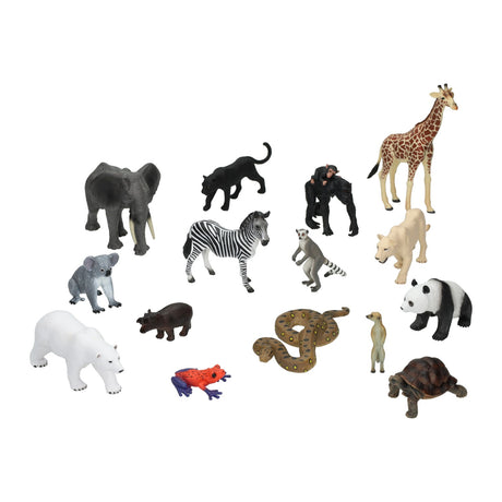 Pakiet szkolny Mojo Wildlife Animal, 15 szt.