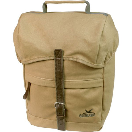 Pojedyncza torba rowerowa Greenlands płócienna podróżna 20 litrów 30 x 37 x 17 cm - camel
