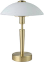 Eglo solo 1 - tafellamp - e14 - ø26 cm - goud, wit