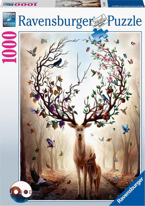 Puzzle Ravensburger fantasy jeleń - układanka - 1000 elementów