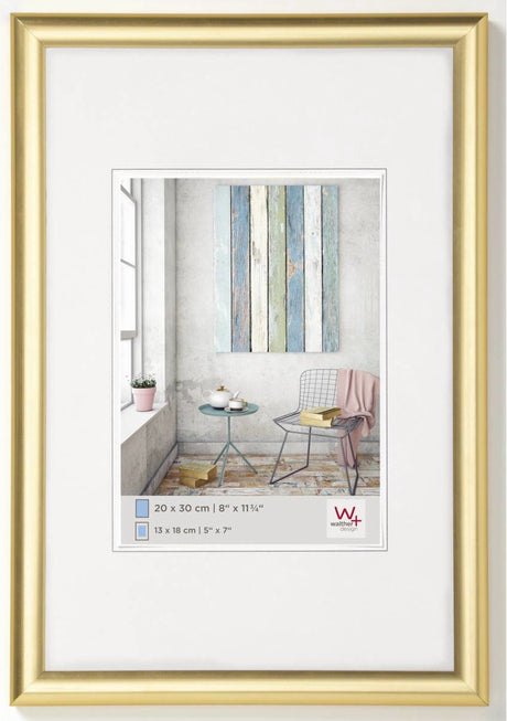 Walther trendstyle - ramka plastikowa - rozmiar zdjęcia 40x60 cm - złota