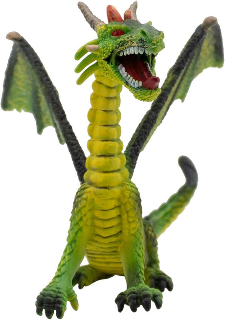 Bullyland 75593 – siedzący zielony smok – ok. 8,7 cm – pomysłowa i szczegółowa figurka do zabawy – idealna do bajkowej zabawy, dekoracji lub jako mały prezent dla dzieci od 3 lat