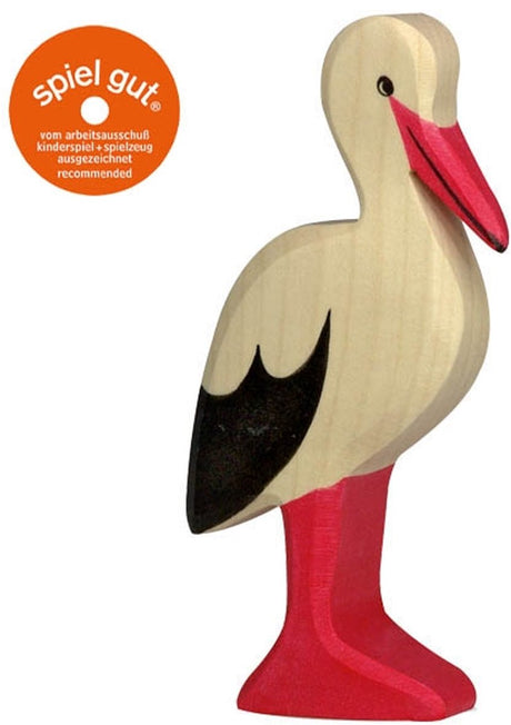 Bocian Holztiger. 6cm.