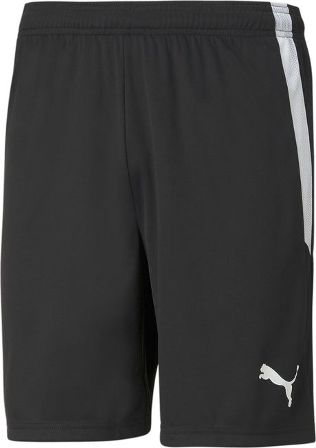 Męskie spodnie sportowe Puma Teamliga Shorts - czarno-białe