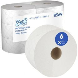 Papier toaletowy Scott Control biały 2-warstwowy
