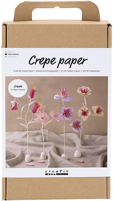 Firma Creativ https: www.cchobby.nl hobbyset-crepepaper-flower-pastelcolors-1-box