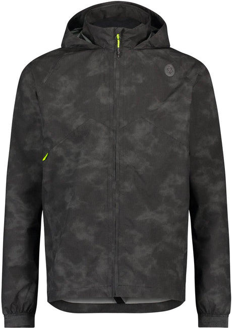 Agu commuter reflection - heren regenjas - fietsjack - reflecterend - poray 10.000 - waterdicht - 100% gerecycled polyester - zwart - s