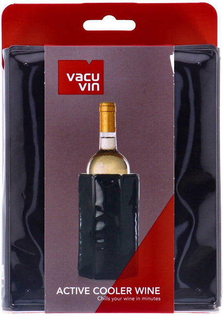 Aktywny pojemnik na wino Vacuvin Vacu Vin | chłodziarka do wina | czarny
