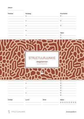 Structuurjunkie de dagplanner - ongedateerd