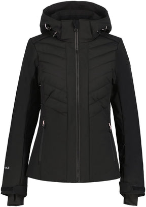 Icepeak freital dames softshell ski jas - zwart - 40