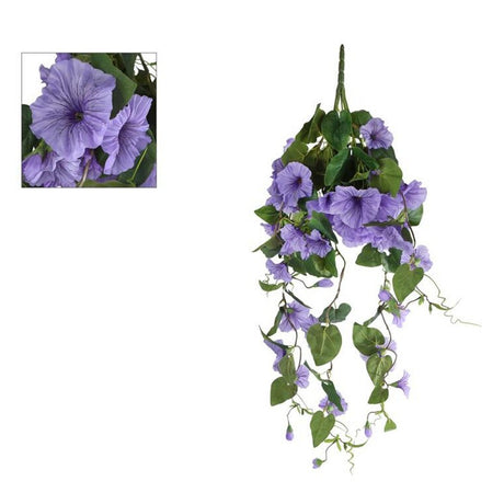 Żadna marka sztuczna gałąź petun iml;fioletowo-zielona 79 cm