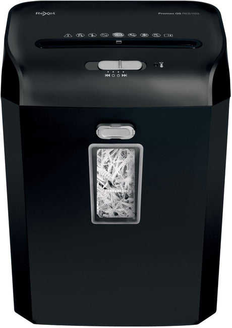 Niszczarka taśmowa Rexel promax qs res1123 60 db 22 cm czarna