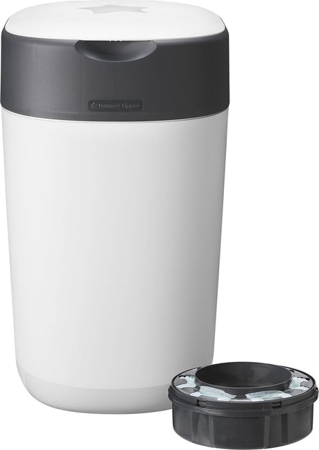 Pojemnik na pieluchy Tommee Tippee Twist Click - na maksymalnie 33 pieluchy - 1 kaseta uzupełniająca - biały
