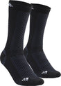 Craft mid socks (2-pack) wintersportsokken - maat 43-45 - unisex - zwart 43-45