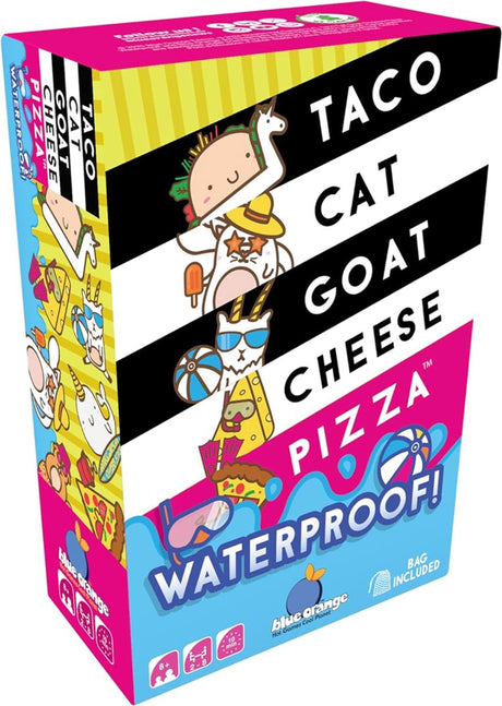 Geronimo gry taco kot kozi ser pizza wodoodporna - gra karciana - niebiesko-pomarańczowa - od 8 lat - od 2 do 8 graczy