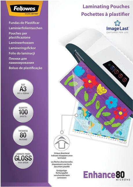 Folie do laminowania Fellowes a3 przezroczyste