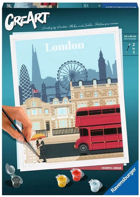 Niebrandowany sans marque ravensburger creart kolorowy londyn
