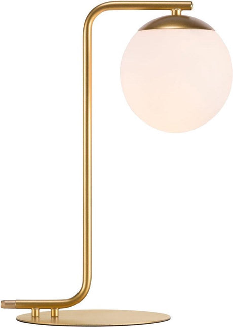 Lampa stołowa Nordlux Grant - e14 - szkło opalowe, mosiądz