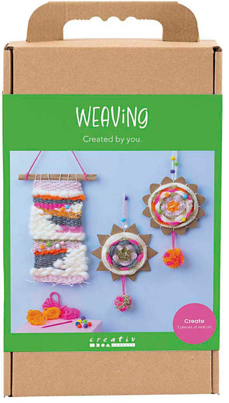 Firma Creativ https: www.cchobby.nl hobbyset-weaving-wall-mountings-diverse-colors-1-box