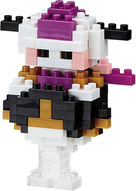 Bandai - nanoblock - frieza - Dragon Ball Z - mini figurka z klocków - zestaw konstrukcyjny - zestaw do budowy figurki manga Frieza Pixel - nbdb009