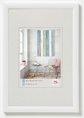 Walther trendstyle - ramka plastikowa - rozmiar zdjęcia 40x60 cm - biała