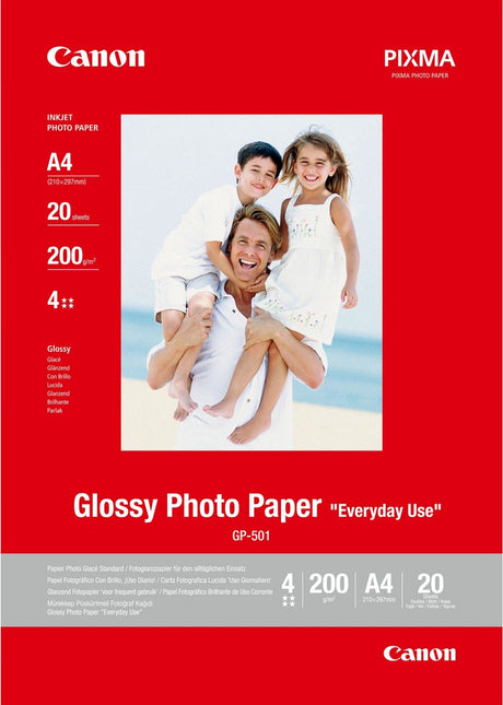 Błyszczący papier fotograficzny Canon gp-501 (20 arkuszy)