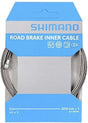 Linka hamulca Shimano sil-tec 1,6 x 2050 mm - stal nierdzewna - rower wyścigowy - w tym zaślepka