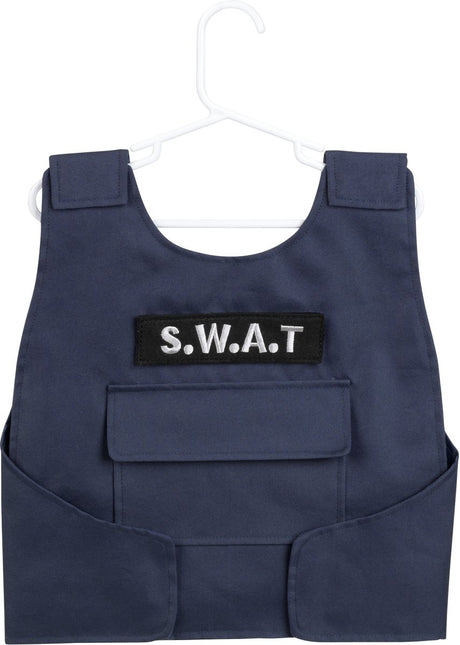 Klein Toys s.w.a.t. kamizelka - m.in. wiele akcesoriów - m.in. efekty świetlne - czarny niebieski żółty