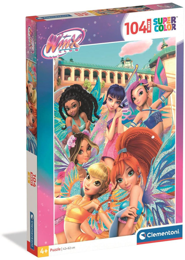 Clementoni - puzzle - 104 elementy - klub winx - puzzle dla dzieci od 4 lat