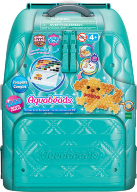 Luksusowy plecak Aquabeads - komplet 1000 koralików w 40 kolorach