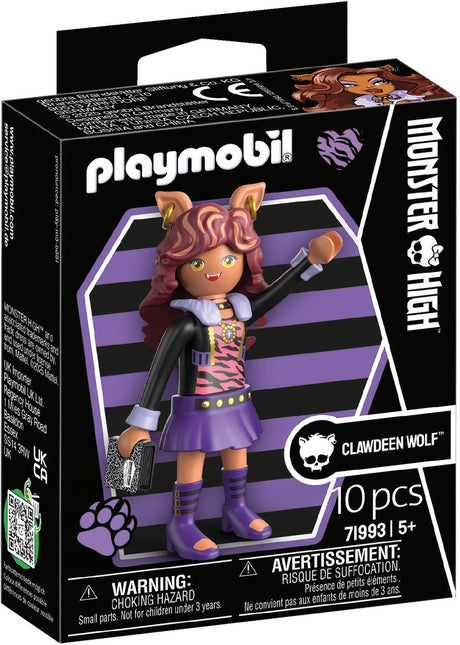 Playmobil | potwornie wysoki | Wilk Clawdeen | figurki do zabawy na Halloween pomysłowe historie o potworach | ze szczegółowymi akcesoriami do figur | świetny prezent dla dzieci w wieku 4 lat i starszych | 71993