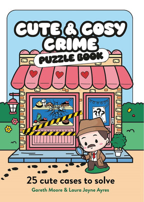 Cute and cosy crime puzzle book