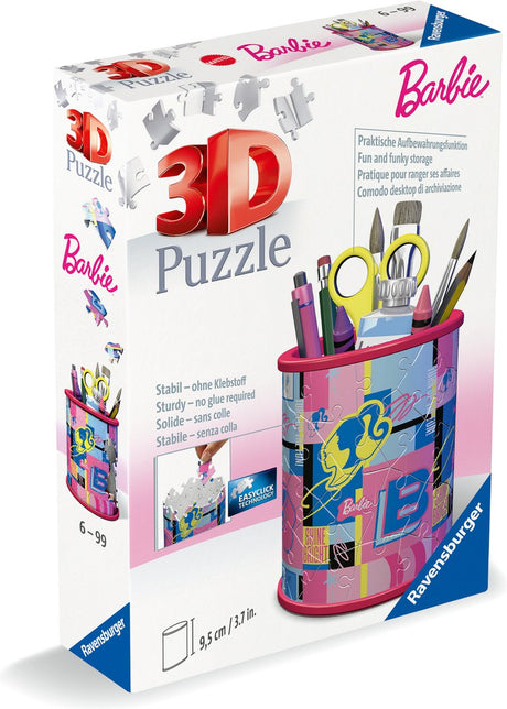 Piórnik Ravensburger Barbie - puzzle 3D