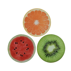 Podkładka Decoris owoc ø38cm-arbuz-kiwi-pomarańcza