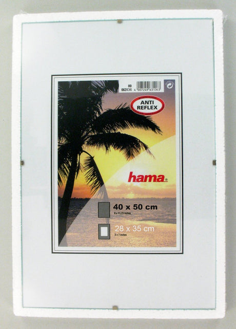 Hama Ramka na zdjęcia - klips do ramki - 40 x 50 cm - antyrefleks