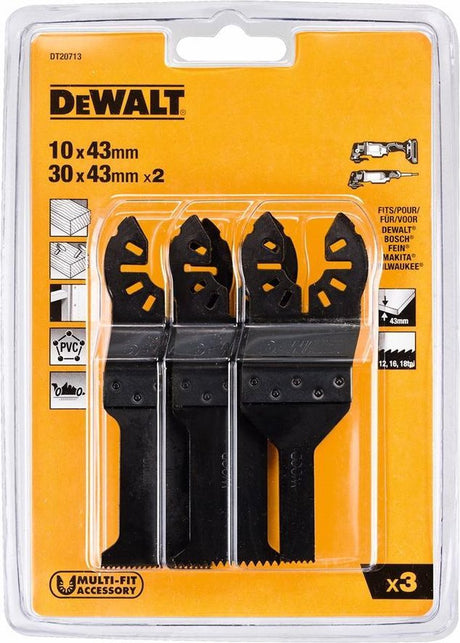 Zestaw brzeszczotów Dewalt 3-częściowy (dt20701-qz, dt20706-qz, dt20704-qz) - dt20713-qz